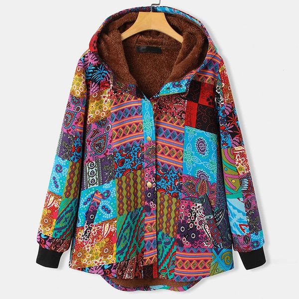plus size women's autumn coat hooded vintage cotton linen printed fleece warm winter coats and jackets women outwear#1109, Black
plus size women's autumn coat hooded vintage cotton linen printed fleece warm winter coats and jackets women outwear#1109, Black