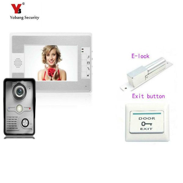 video door phones yobang security 7 inch doorbell phone intercom kit 1-camera 1-monitor night vision with electric lock
video door phones yobang security 7 inch doorbell phone intercom kit 1-camera 1-monitor night vision with electric lock