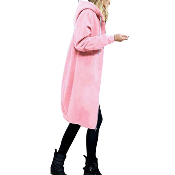 vintage sweatshirt fashion women warm zipper open hoodies long coat jacket outwear kg-1031, Black;brown
vintage sweatshirt fashion women warm zipper open hoodies long coat jacket outwear kg-1031, Black;brown