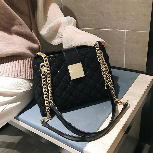 new autumn winter plaid tote bag for women luxury leather chain shoulder bag female elegant black diamond lattice sling handbag
new autumn winter plaid tote bag for women luxury leather chain shoulder bag female elegant black diamond lattice sling handbag