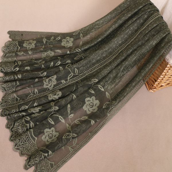 plain stitch lace floral chain viscose shawl scarf women autumn winter wraps and shawls pashmina stole muslim hijab echarpe 201018, Blue;gray
plain stitch lace floral chain viscose shawl scarf women autumn winter wraps and shawls pashmina stole muslim hijab echarpe 201018, Blue;gray