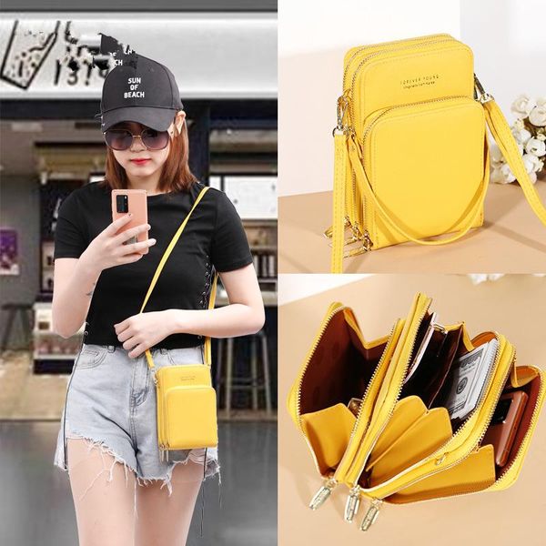 fashion women's bag large capacity 3 zippers ladies small shoulder bag mini crossbody phone daily use card holder for female
fashion women's bag large capacity 3 zippers ladies small shoulder bag mini crossbody phone daily use card holder for female