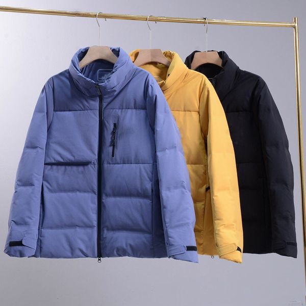 2020 new men down jacket winter short polyester hooded zipper black yellow color causal thick mens coats arc, Black;brown
2020 new men down jacket winter short polyester hooded zipper black yellow color causal thick mens coats arc, Black;brown