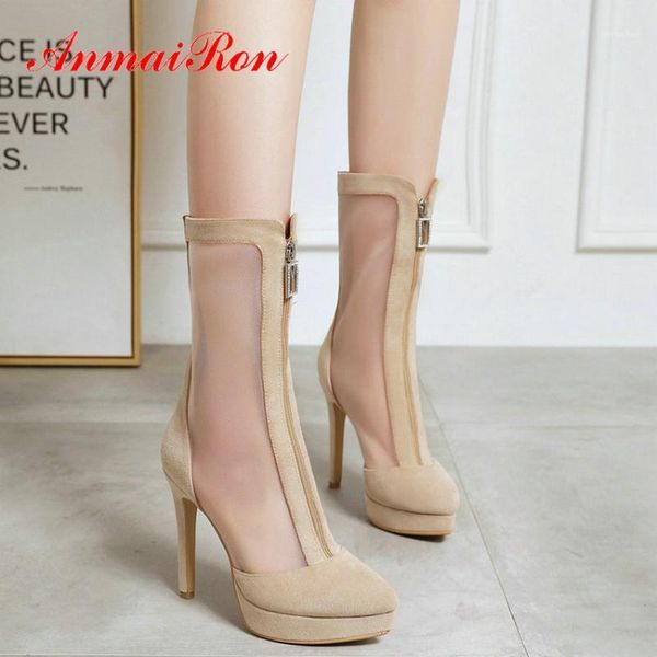 boots anmairon flock mid-calf women thin heels spring/autumn 2021 shoes woman platform basic round toe mesh (air mesh) boots1, Black
boots anmairon flock mid-calf women thin heels spring/autumn 2021 shoes woman platform basic round toe mesh (air mesh) boots1, Black