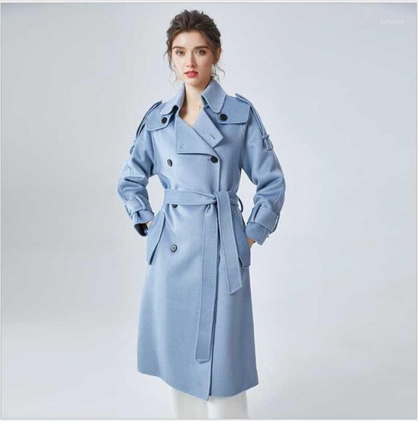 women winter coat wool 2020 long cashmere coats women blue loose ladies overcoat woolen coat female autumn design wool jacket1, Tan;black
women winter coat wool 2020 long cashmere coats women blue loose ladies overcoat woolen coat female autumn design wool jacket1, Tan;black