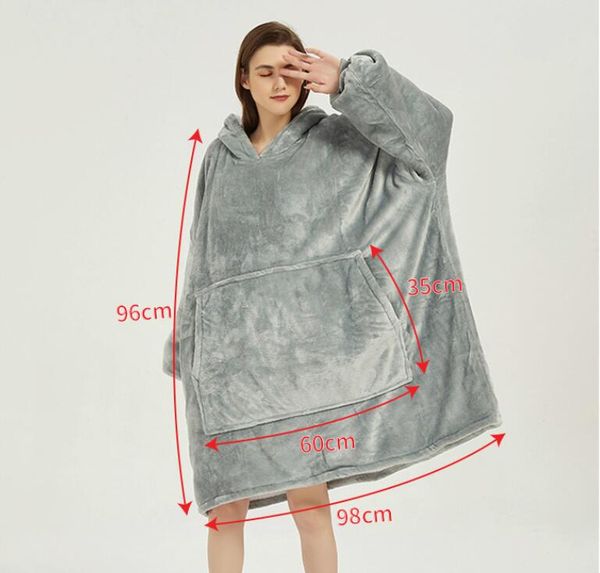 hooded lazy blanket european and american style plus size home casual wear flannel lamb velvet tv blanket can be worn bathrobe cool classic
hooded lazy blanket european and american style plus size home casual wear flannel lamb velvet tv blanket can be worn bathrobe cool classic