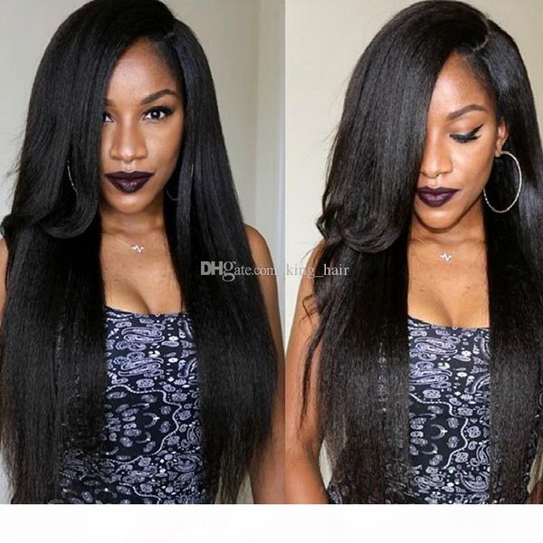 130% 150% 180% плотность kinky straight glueless полных париков шнурок для чернокожих женщины 100% бразильских грубых яки шнурок человечески, Black;brown
130% 150% 180% плотность kinky straight glueless полных париков шнурок для чернокожих женщины 100% бразильских грубых яки шнурок человечески, Black;brown
