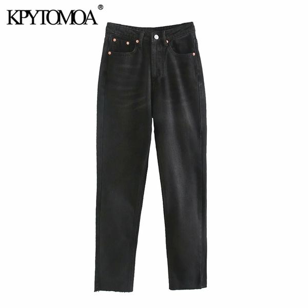 kpytomoa women 2020 chic fashion high waist straight jeans vintage buttons fly pockets denim pants female ankle trousers jean lj201030, Blue
kpytomoa women 2020 chic fashion high waist straight jeans vintage buttons fly pockets denim pants female ankle trousers jean lj201030, Blue