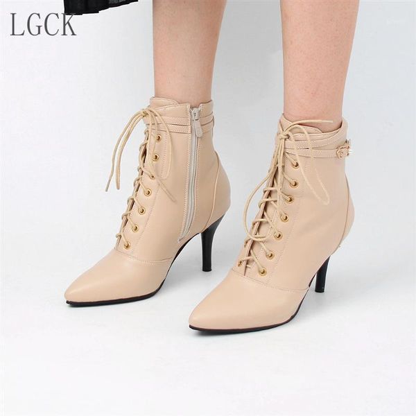 boots plus size 34-48 autumn winter women zipper buckle high heels fashion pointed toe ankle mujer lace-up stiletto1, Black
boots plus size 34-48 autumn winter women zipper buckle high heels fashion pointed toe ankle mujer lace-up stiletto1, Black