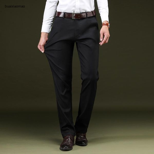 men's suits & blazers 2021 spring autumn straight work business pants male formal silk office classic baggy suit long trousers for mens, White;black
men's suits & blazers 2021 spring autumn straight work business pants male formal silk office classic baggy suit long trousers for mens, White;black