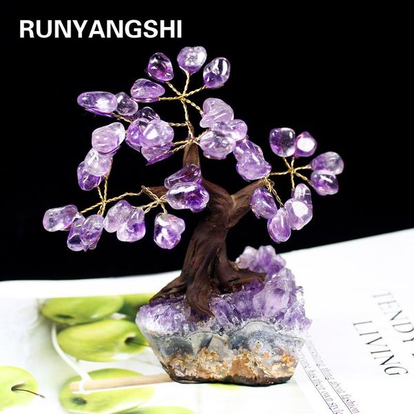 decorative objects & figurines 1pcs natural crystal tree amethyst block base brazilian gravel lucky decoration mineral ornaments office deco
decorative objects & figurines 1pcs natural crystal tree amethyst block base brazilian gravel lucky decoration mineral ornaments office deco