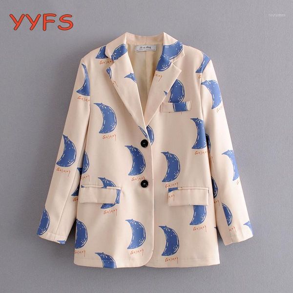 women blazers jacket fashion moon single breasted suit jackets 2020 spring autumn formal blazer ladies casual coat mujer chaquet1, White;black
women blazers jacket fashion moon single breasted suit jackets 2020 spring autumn formal blazer ladies casual coat mujer chaquet1, White;black