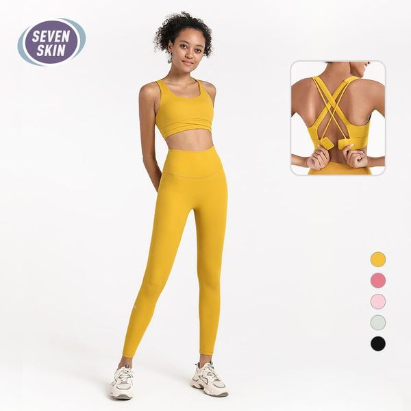 yoga outfits seven skin women sportswear set workout clothes gym fitness leggings seamless bra crop suits athletic sports wear, White;red
yoga outfits seven skin women sportswear set workout clothes gym fitness leggings seamless bra crop suits athletic sports wear, White;red
