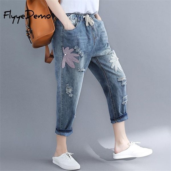 4xl plus size floral sequin high waist jeans women denim overalls harem pants ankel length hole trousers for feminino 1017, Black;white
4xl plus size floral sequin high waist jeans women denim overalls harem pants ankel length hole trousers for feminino 1017, Black;white