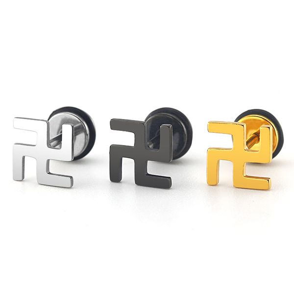 4 pcs korean fashion buddha print stainless steel stud earrings for women men titanium metal hollow out screw earings jewelry, Golden;silver
4 pcs korean fashion buddha print stainless steel stud earrings for women men titanium metal hollow out screw earings jewelry, Golden;silver