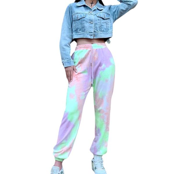 running pants women athletic jogger fashionable tie-dye high waist sweatpants drawstring pant with pockets for workout yoga wear, Black;blue
running pants women athletic jogger fashionable tie-dye high waist sweatpants drawstring pant with pockets for workout yoga wear, Black;blue