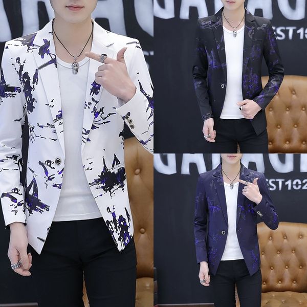 jcfq7 small slim korean style trendy handsome suitcoat teenagers autumn single western coat casual suitsuit suit 5vdnz, Blue
jcfq7 small slim korean style trendy handsome suitcoat teenagers autumn single western coat casual suitsuit suit 5vdnz, Blue