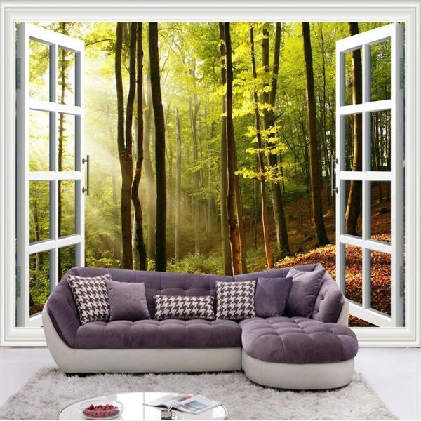 drop shipping custom mural wallpaper 3d window sunshine forest natural scenery home decor wallpaper papel de parede 3d1
drop shipping custom mural wallpaper 3d window sunshine forest natural scenery home decor wallpaper papel de parede 3d1