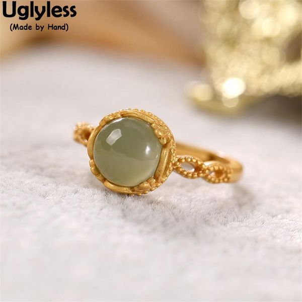 uglyless vintage frame золото 925 серебряных кольца для женщин хотана природного нефрит кольцо полых камней моды платья ювелирных изделий, Golden;silver
uglyless vintage frame золото 925 серебряных кольца для женщин хотана природного нефрит кольцо полых камней моды платья ювелирных изделий, Golden;silver