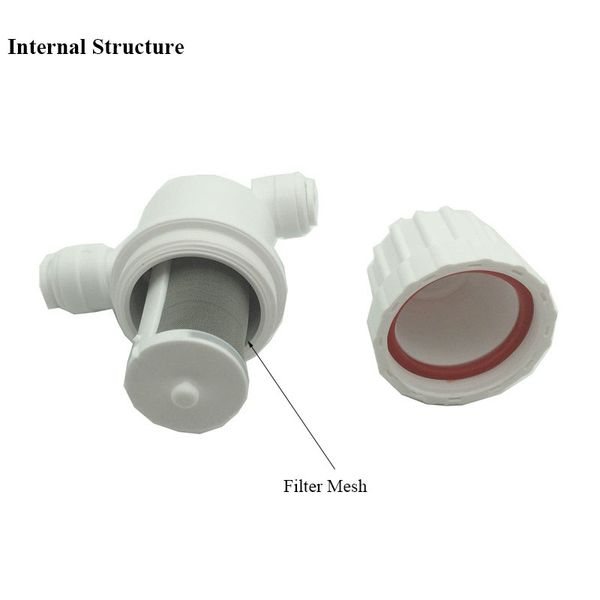 plastic slip lock 1/4'' connector filter inline filter for purify water and misting system
plastic slip lock 1/4'' connector filter inline filter for purify water and misting system