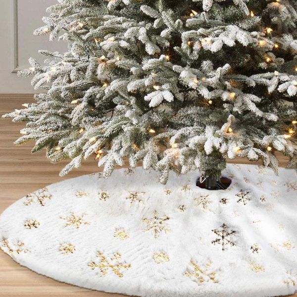 36"/48" christmas tree skirts white plush with golden/silver snowflake sequins faux fur tree skirt decorations1
36"/48" christmas tree skirts white plush with golden/silver snowflake sequins faux fur tree skirt decorations1