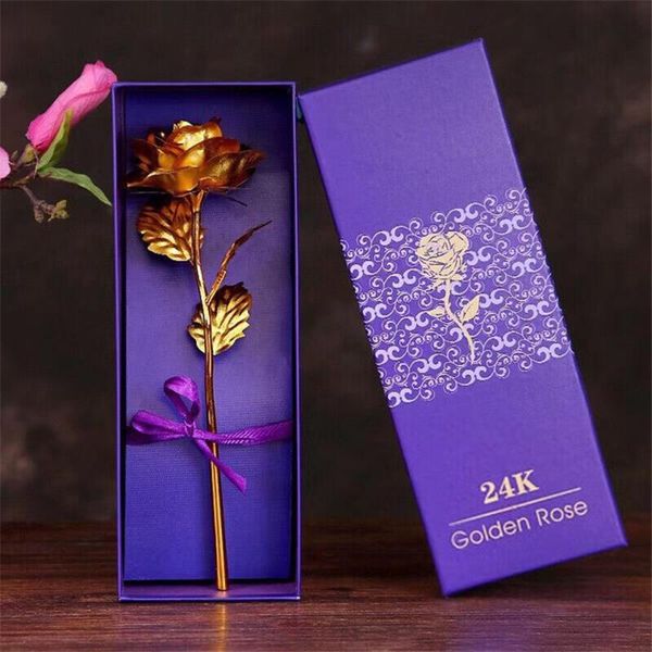 24k foil plated gold rose flowers gift box mother's birthday valentines day gift wedding decoration love artificial flowers
24k foil plated gold rose flowers gift box mother's birthday valentines day gift wedding decoration love artificial flowers