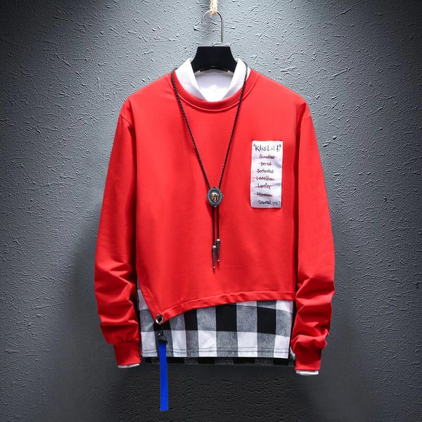 the new men's spring and autumn sweater tide brand ins hip-hop loose pullover long-sleeved t-shirt men's casual jacket outside, Black
the new men's spring and autumn sweater tide brand ins hip-hop loose pullover long-sleeved t-shirt men's casual jacket outside, Black