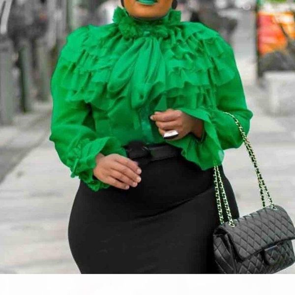 falbala plain standard long sleeve blouse green ruffles sleeve summer elegant women blouse 2019 shirts femalemx190824, White
falbala plain standard long sleeve blouse green ruffles sleeve summer elegant women blouse 2019 shirts femalemx190824, White