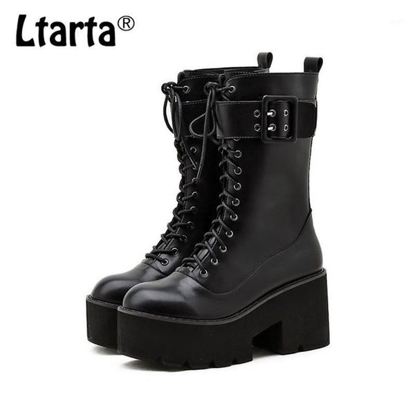 boots ltarta 35 to 41 women's thick heels belt buckle wedge high heel knight bottom -md1, Black
boots ltarta 35 to 41 women's thick heels belt buckle wedge high heel knight bottom -md1, Black
