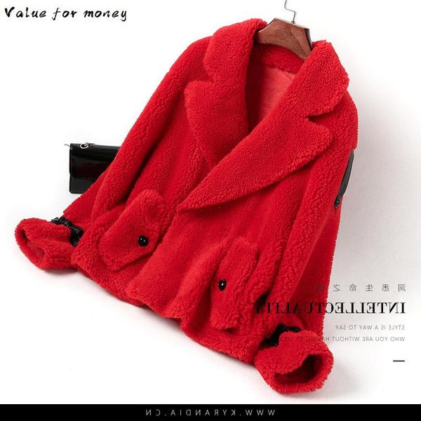 winter autumn coat women clothes 2021 streetwear real fur coat wool jacket korean vintage sheep shearling abrigo mujer zt3355, Black
winter autumn coat women clothes 2021 streetwear real fur coat wool jacket korean vintage sheep shearling abrigo mujer zt3355, Black