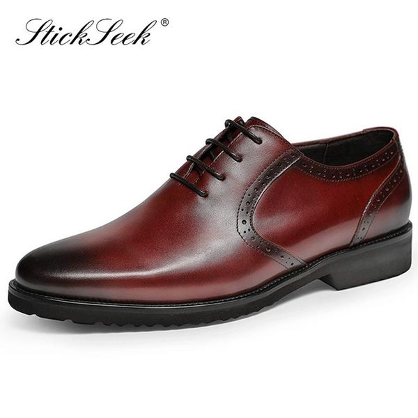fashion genuine leather man platform formal dress brogues shoes round toe laces handmade men's business office oxfords hs165, Black
fashion genuine leather man platform formal dress brogues shoes round toe laces handmade men's business office oxfords hs165, Black