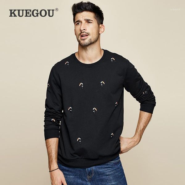 kuegou 2019 autumn cotton black plain embroidery sweatshirts men fashion japanese streetwear hip hop male clothes plus size 49991
kuegou 2019 autumn cotton black plain embroidery sweatshirts men fashion japanese streetwear hip hop male clothes plus size 49991