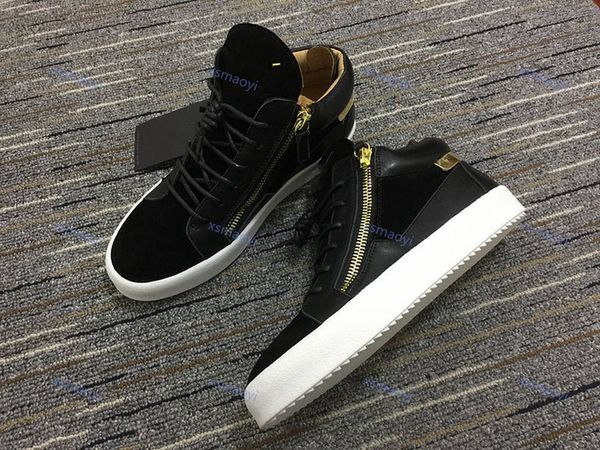 sale new italy luxe fashion metal zipper flats shoes men women metal iron sheets genuine leather sneakers large size 35-47, Black
sale new italy luxe fashion metal zipper flats shoes men women metal iron sheets genuine leather sneakers large size 35-47, Black
