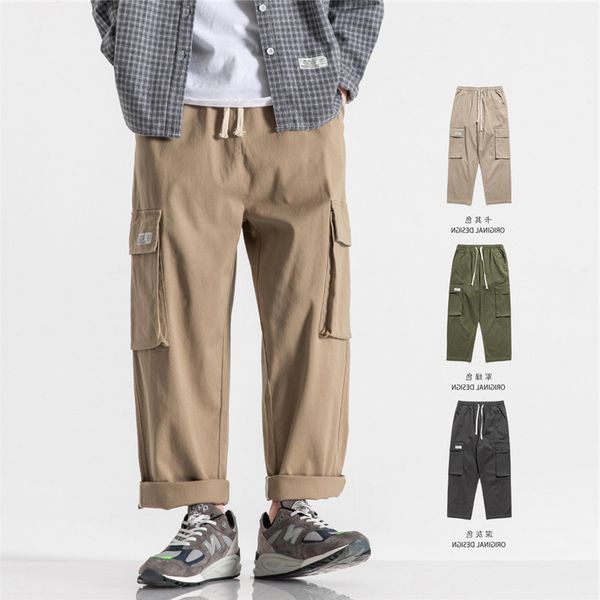 ancient also men's wear 2020 autumn new style national trends origional pocket loose straight-leg pants men popular brand workwe, Black
ancient also men's wear 2020 autumn new style national trends origional pocket loose straight-leg pants men popular brand workwe, Black