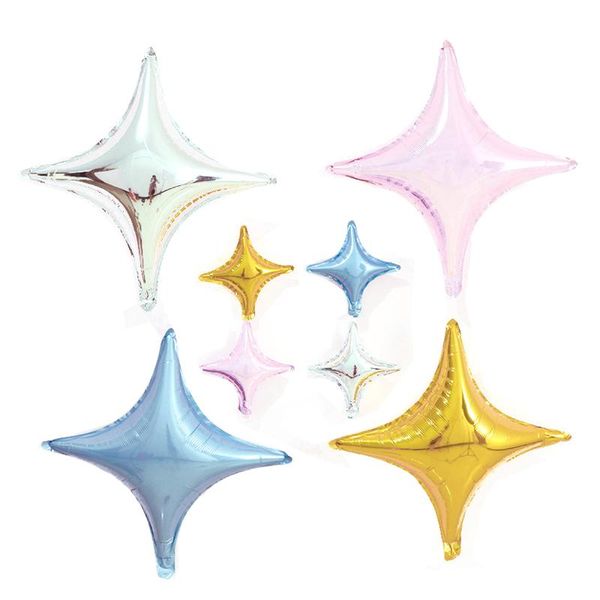 party decoration four-pointed star aluminum film balloon/birthday decoration/ wedding decoration/helium globos
party decoration four-pointed star aluminum film balloon/birthday decoration/ wedding decoration/helium globos