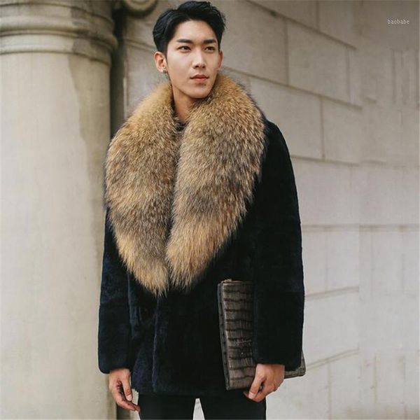 fall and winter 2018 large size 4xl5xl fur coat mink-like fur coat men's mink-like collar1, Black
fall and winter 2018 large size 4xl5xl fur coat mink-like fur coat men's mink-like collar1, Black