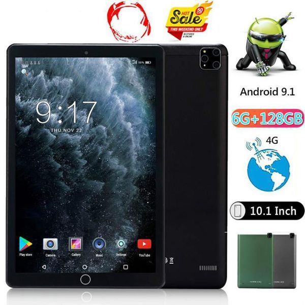 tablet pc 10.1 inch dual sim 4g smartphone wifi android 9.0 octa core 6g +128gb camera phone pad pc1
tablet pc 10.1 inch dual sim 4g smartphone wifi android 9.0 octa core 6g +128gb camera phone pad pc1