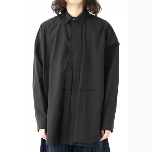 men's shirts plus size clothes long sleeves stitching fashion casual single-breasted cotton shirts hairstylist tide costumes1, White;black
men's shirts plus size clothes long sleeves stitching fashion casual single-breasted cotton shirts hairstylist tide costumes1, White;black