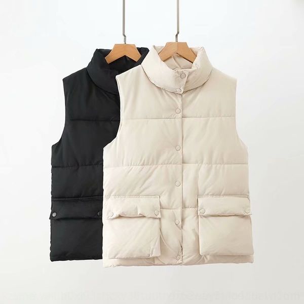 jlazp e2aw-0276 pocket style vest women's clothing 2020 bmo7v and winter collar small stand new casual big korean down cotton vest autu, White;black
jlazp e2aw-0276 pocket style vest women's clothing 2020 bmo7v and winter collar small stand new casual big korean down cotton vest autu, White;black