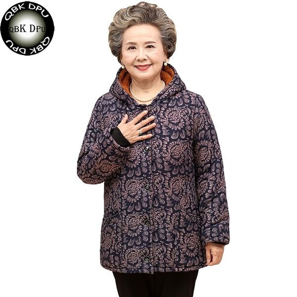 casual prints long sleeve hooded jackets for elderly women winter warm cotton padded coats plue size ladies outerwear parkas 201130, Black
casual prints long sleeve hooded jackets for elderly women winter warm cotton padded coats plue size ladies outerwear parkas 201130, Black
