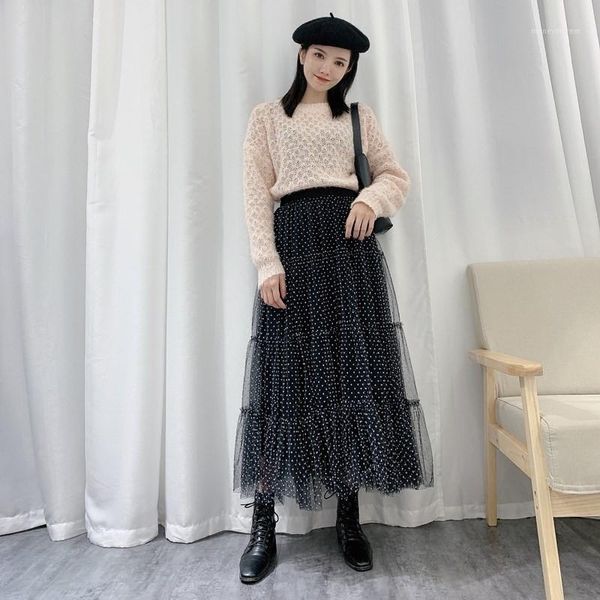 skirts 2021 autumn & winter korean elastic waist slimming simple wave point casual high women large swing skirt 1, Black
skirts 2021 autumn & winter korean elastic waist slimming simple wave point casual high women large swing skirt 1, Black