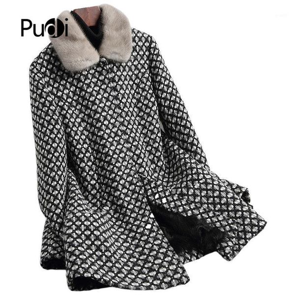 pudi a18627-1 2019 women new fashion plaid wool jacket with collar lady style leisure fall/winter wool coat1, Black
pudi a18627-1 2019 women new fashion plaid wool jacket with collar lady style leisure fall/winter wool coat1, Black