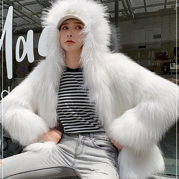 women's fur & faux lucyever fashion white coat womens elegant thick warm 2021 winter hood jackets woman o-neck long sleeve female, Black
women's fur & faux lucyever fashion white coat womens elegant thick warm 2021 winter hood jackets woman o-neck long sleeve female, Black