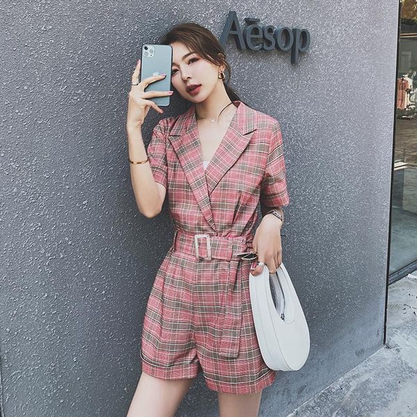 women's jumpsuits & rompers 2021 summer women short sleeve wide leg one piece shorts sashe jumpsuit office lady loose casual overalls r, Black;white
women's jumpsuits & rompers 2021 summer women short sleeve wide leg one piece shorts sashe jumpsuit office lady loose casual overalls r, Black;white