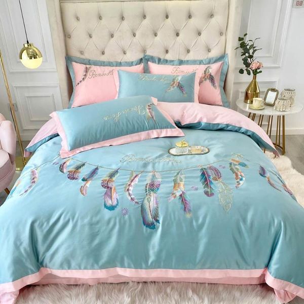 svetanya green feathers dreamcatcher embroidery silk cotton bedlinens print bedding set sheet pillowcase duvet cover
svetanya green feathers dreamcatcher embroidery silk cotton bedlinens print bedding set sheet pillowcase duvet cover