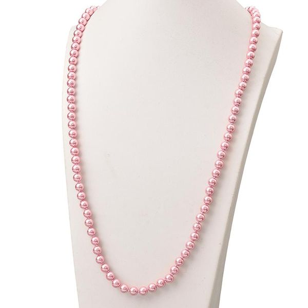 chains glouries pink pearls beads 8mm size for diy long imitation enchanted necklace 36inch female jewelry wholesale h862, Silver
chains glouries pink pearls beads 8mm size for diy long imitation enchanted necklace 36inch female jewelry wholesale h862, Silver