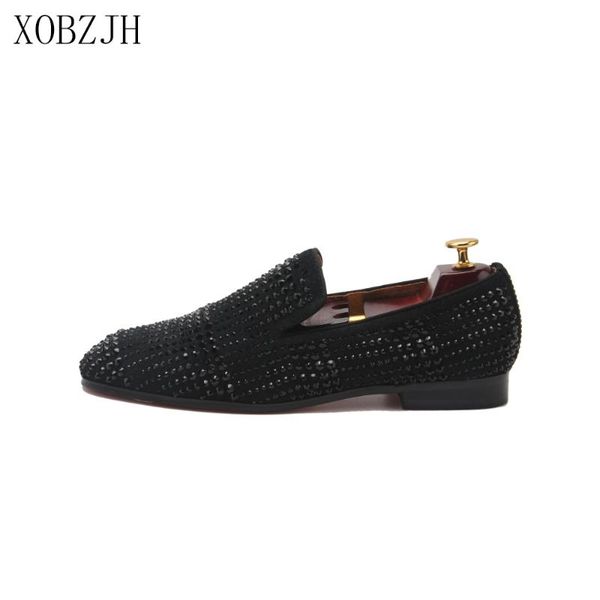 xobzjh italian genuine leather wedding loafers men luxury formal dress red bottom shoes black rhinestone prom shoes big size
xobzjh italian genuine leather wedding loafers men luxury formal dress red bottom shoes black rhinestone prom shoes big size