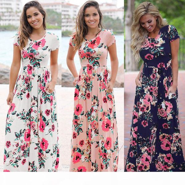 s-3xl elegant women robe summer 2018 short sleeve printed maxi dress fashion boho dress tighten waist long vestidos, White;black
s-3xl elegant women robe summer 2018 short sleeve printed maxi dress fashion boho dress tighten waist long vestidos, White;black
