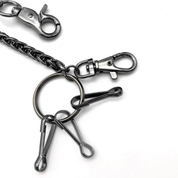black metal wallet belt chain punk hipster pant jean key chain hip hop jewelry, Silver
black metal wallet belt chain punk hipster pant jean key chain hip hop jewelry, Silver