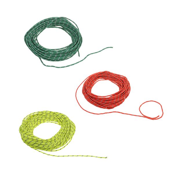 3 pieces multi purpose strong durable tent awning reflective guy line rope 50'/15.24m 2.5mm
3 pieces multi purpose strong durable tent awning reflective guy line rope 50'/15.24m 2.5mm